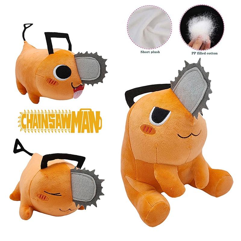 Squishy Chainsaw Man Pochita Plüschtier Stoffpuppe Kissen Weihnachtsgeschenk