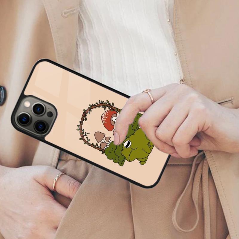 Cottagecore Frog Mushroom Aesthetic Magnetic Phone Case For APPLE iPhone 17 Air 16 14 13 12 Pro Max 15 Plus MagSafe Cover