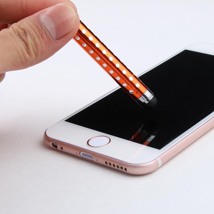 Three-section Retractable Stylus Capacitive Pen Stylus Touch Pen Silicone Head for Ipad Phablet