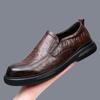 Men's leather shoes one-pedal men's shoes spring new soft-soled formal wear business breathable leather foot cover casual shoes men