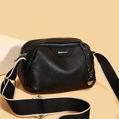 Women's Large Capacity Genuine Leather Shoulder Bag Soft Leather Bag Designer Luxury New Female