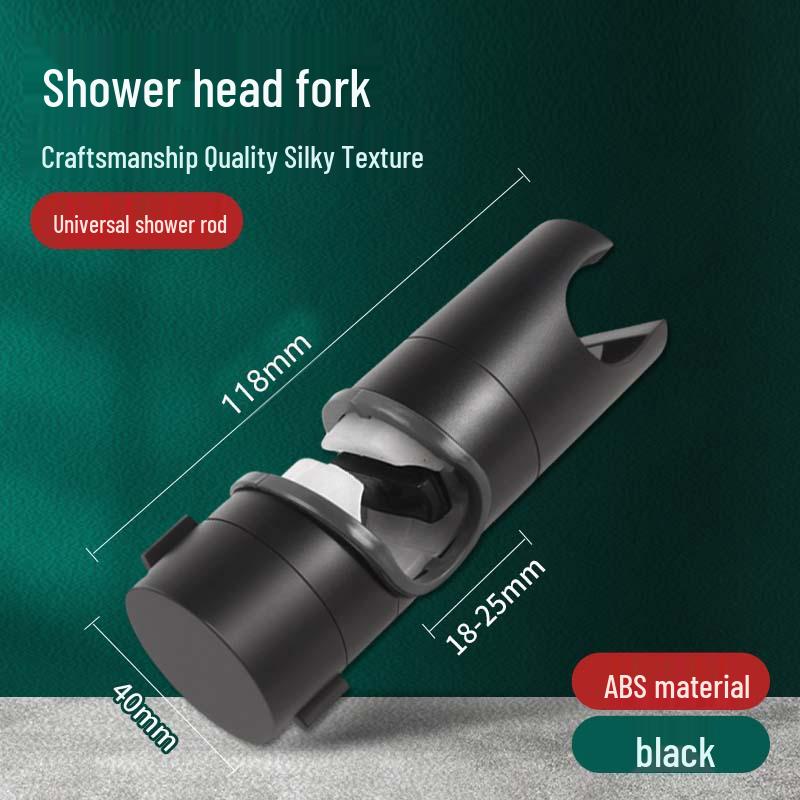Adjustable No-Drill Shower Head Holder with Sliding Sleeve