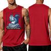 Men's Funny Animal Print Sleeveless Tank Top Loose Fit Breathable for Summer Workout Casual Streetwear