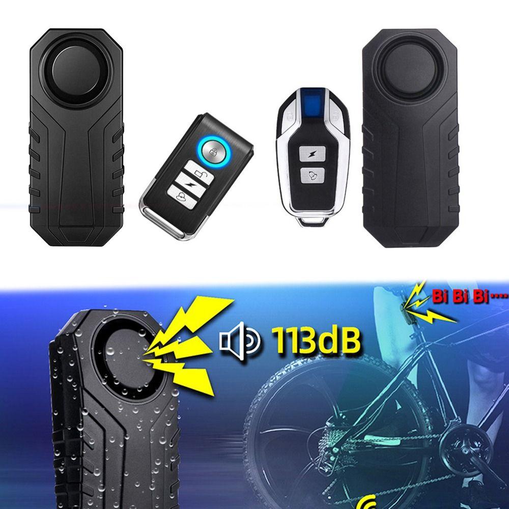 With Remote Bike Alarm Bell Wireless Bike Horn Gift Vehicle Security Alarm System