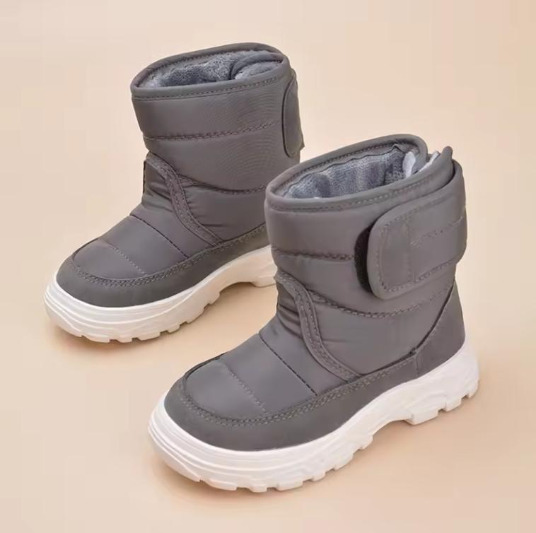 Winter Fashion Waterproof Good Quality Thick-bottom Warm Plush Children Shoes Boys Girls Snow Boots for Baby Toddlers CSH1596