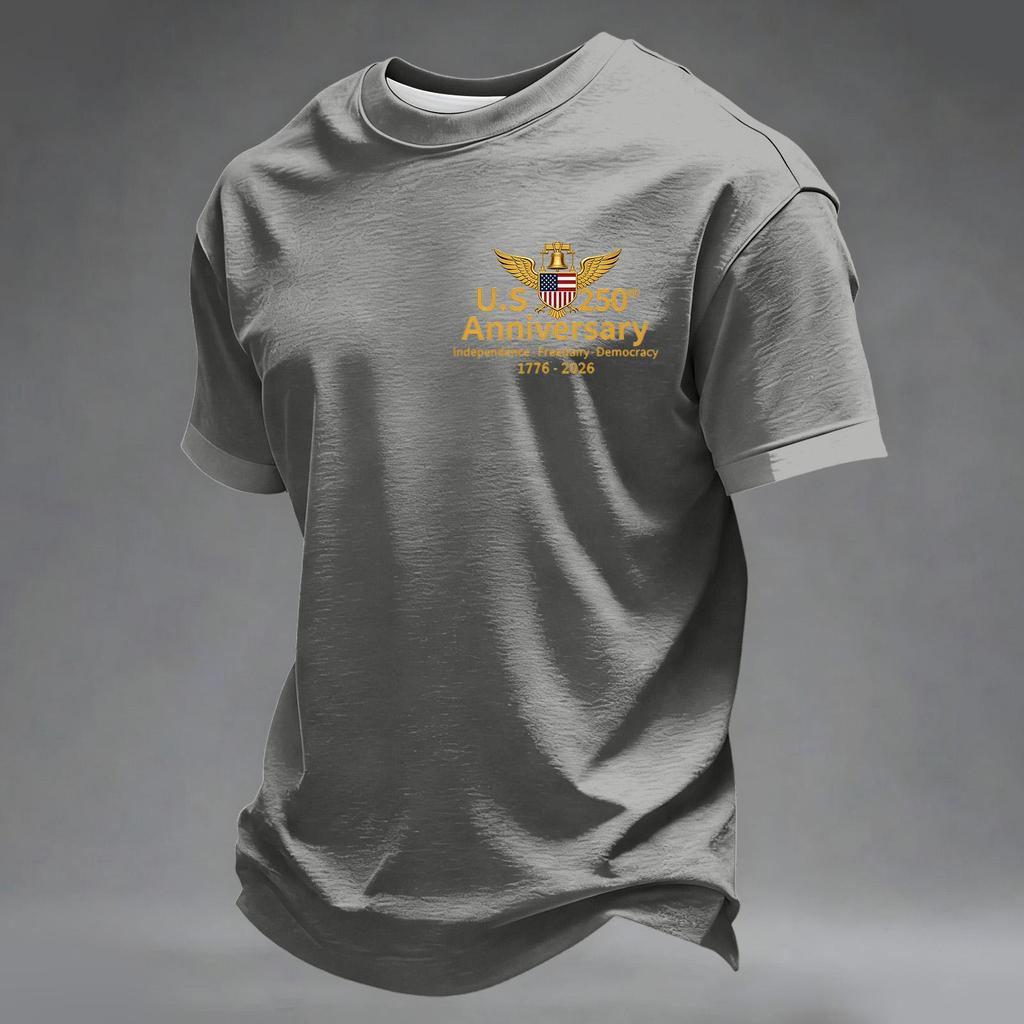 Men's Casual Day Commemorative Printed Top