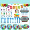 Numberblocks Theme Balloon Pull Flag Set Birthday Party Decor Premium Decoration