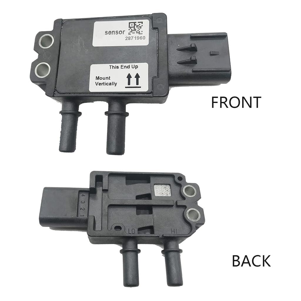 KEEPTOP 2871960 DPF Pressure Sensors Exhaust Gas Differential Pressure Sensor Compatible with Cummins Freightliner Cascadia CAT Coronado M2 106 112