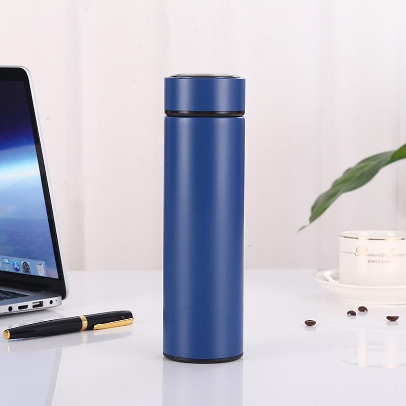 Intelligent Temperature Display Thermos Cup 304 Stainless Steel Car Portable Straight Body Cup Office Business Water Cup Gift Cup