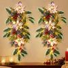 Artificial Artificial Pine Branch Faux Flower Christmas Garland Door Hanging  Door Decoration