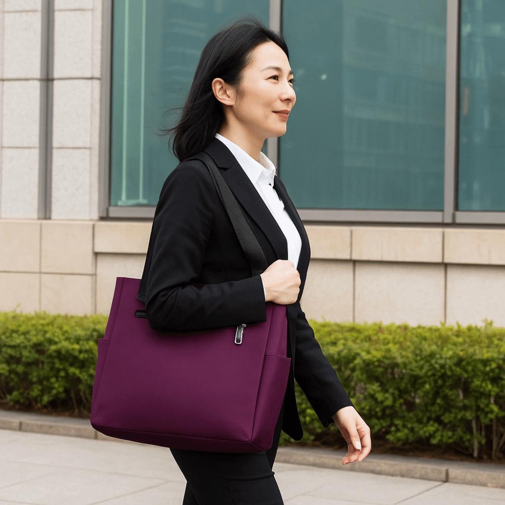 Practical Large Capacity Handbag Nylon Tote Bags Durable Shoulder Bag  Work Use