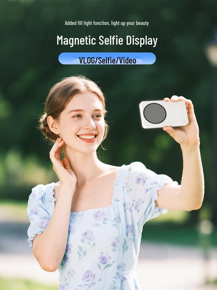 High-Definition Rear Camera Projection & Live Broadcast Selfie Device with Fill Light