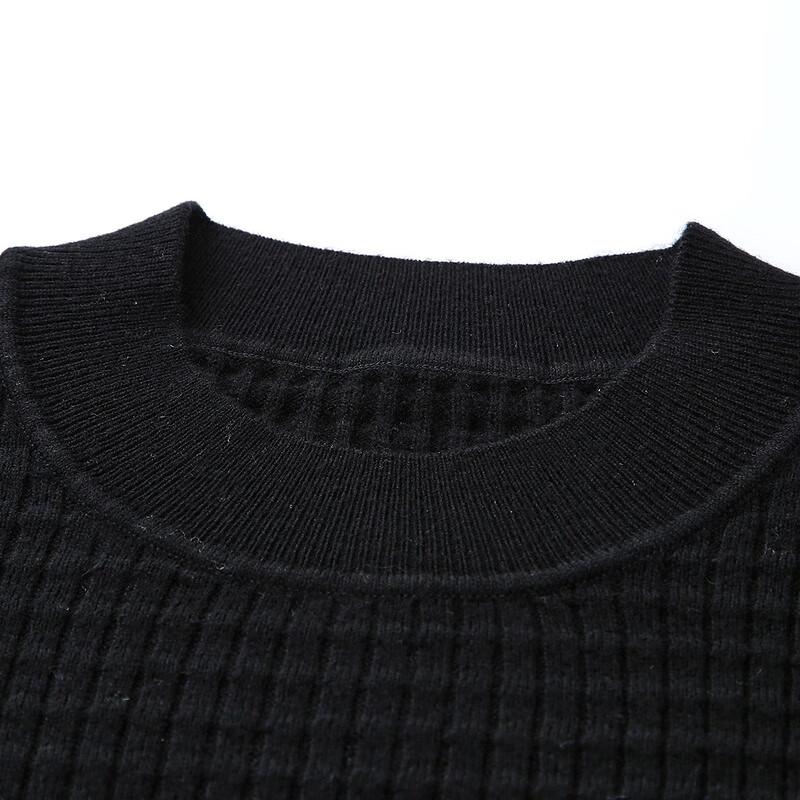 Kommon Boca Men's Autumn/Winter Round Neck Thick Wool Sweater