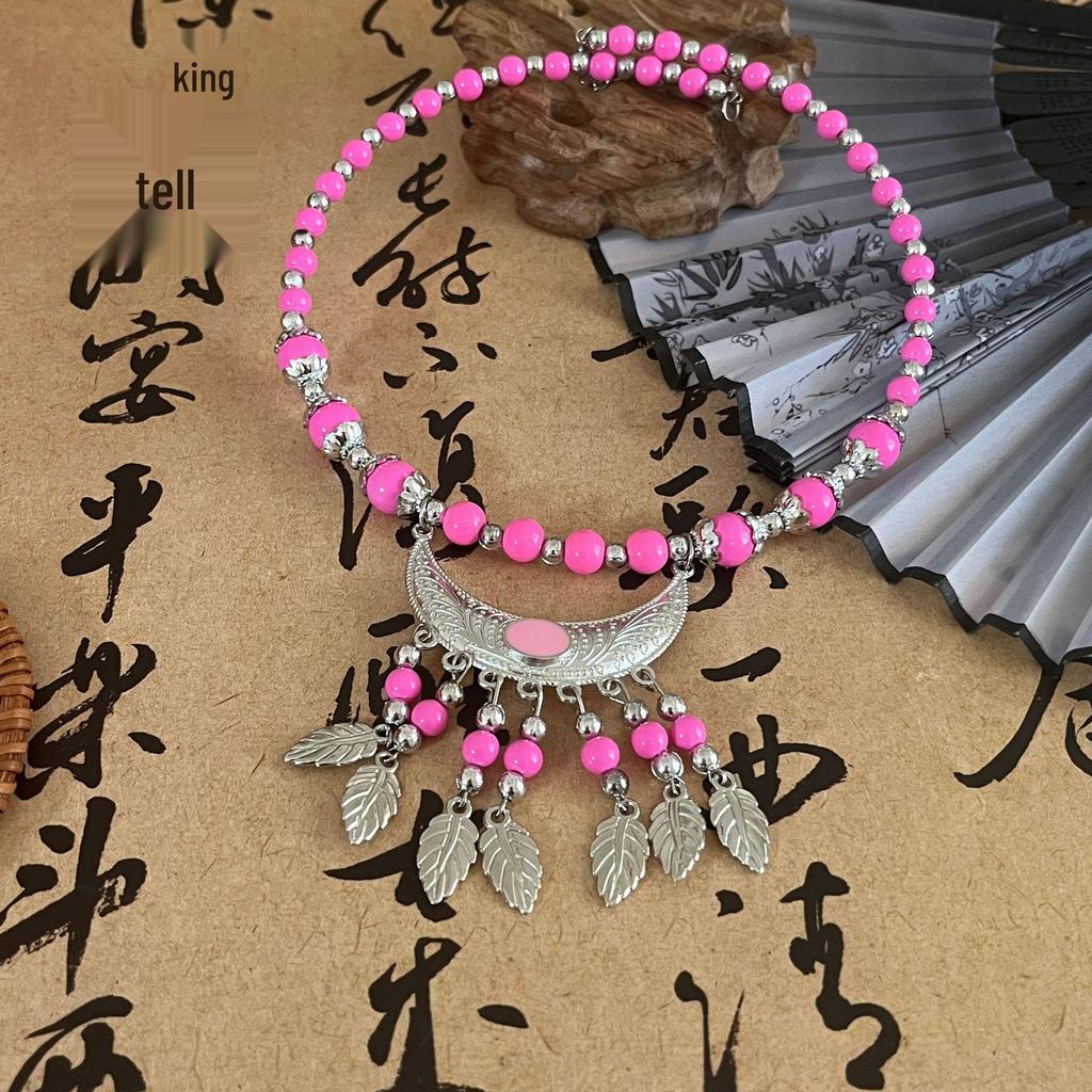 Bohemian Princess Tassel Forehead Pendant - Exotic Ethnic Style Hair Accessory