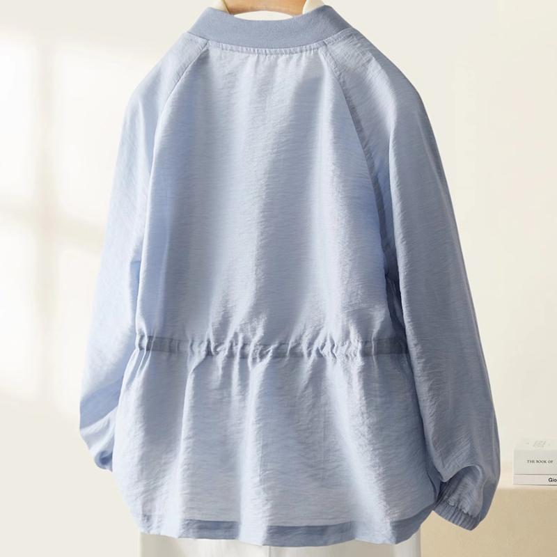 Women  Summer    Sunscreen Clothes Short Coat Baseball Jacket Western Style  Top