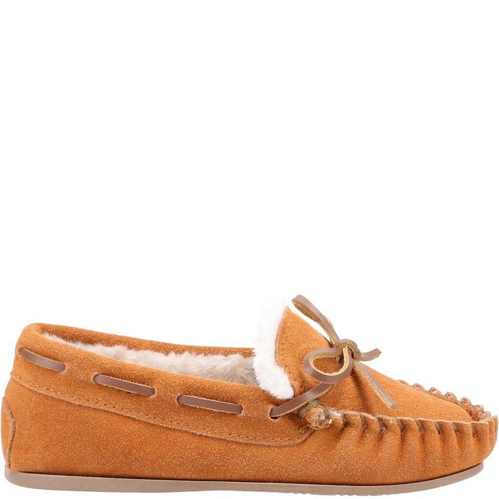 Hush Puppies Childrens/Kids Addison Suede Slippers