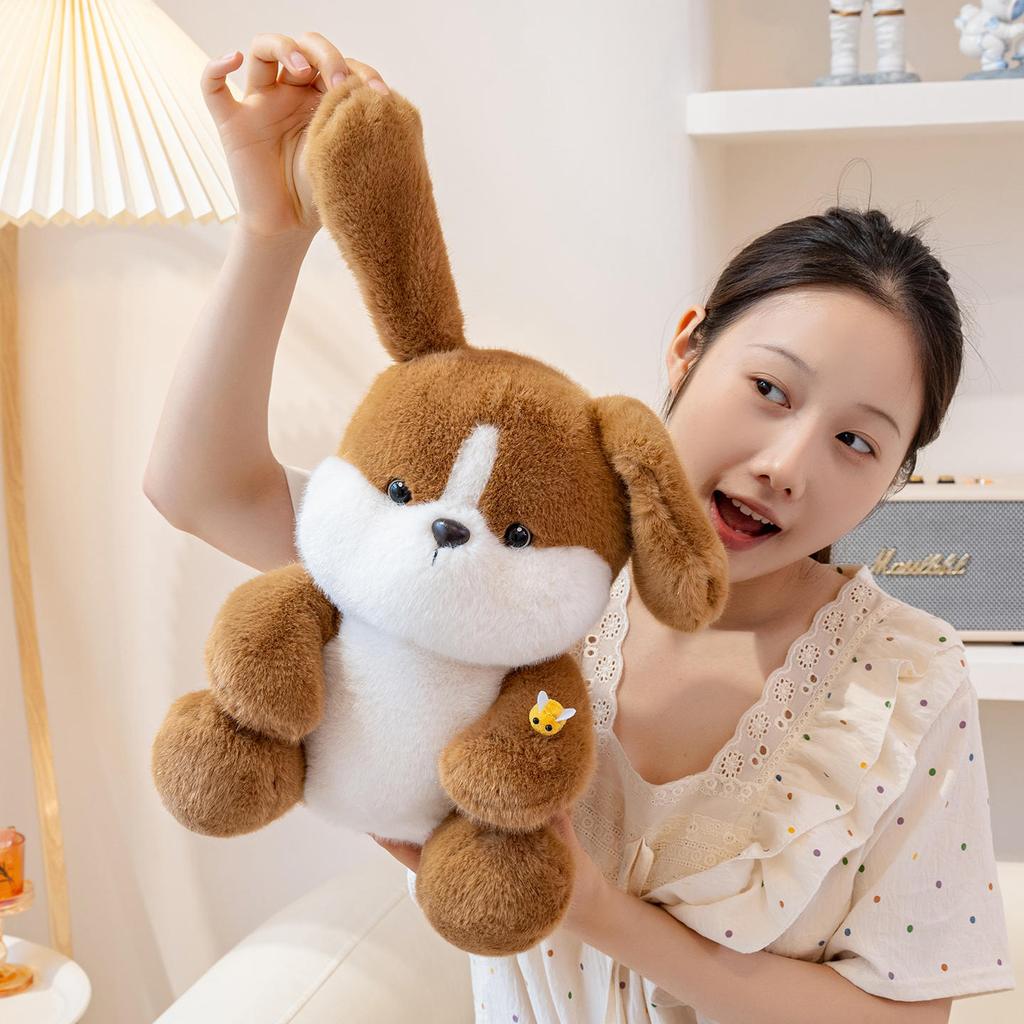 Cartoon Nepalese Puppy Plush Toy Cute Dog Doll Give Girls Children Birthday Gift