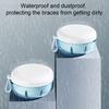 Retainer Case with Mirror Portable Soaking Denture Bath Box with Strainer Basket Invisible Brace Mouth Guard Dental Aligner Container Holder