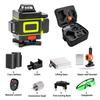 Portable 16-Line Green Laser Level with Tripod and Floor Stickers
