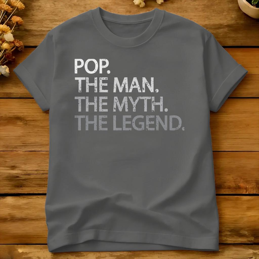 Cool Father Dad Amp Grandpa Shirt Pop The Unisex The Myth Cotton TShirt For Unisex Summer T Shirts Oversize Cheap Tops
