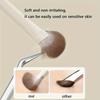 1pc Half-Fan Nose Contour Brush-Soft Nylon Bristles for Nose/Cheekbone Shaping,All Skin Types Makeup Tool for Beauty Enthusiasts