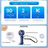 2026 Model Handheld Mini Fan: Rechargeable, Ultra-Quiet, Portable Desk Accessory