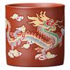 Heat-changing color Dragon and Phoenix master cup straight cup tea cup tea cup kung fu tea set