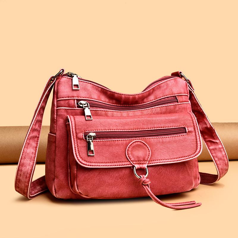 Neue Damentasche mit großem Fassungsvermögen, modische personalisierte Umhängetasche mit mehreren Fächern, modische Pendlertasche, Schultertasche