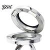 Unique Ring with Storage Box Round Photo Locket Adjustable Holds