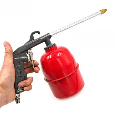 1/2Pcs Zinc Aalloy Pneumatic Car Engine Cleaning Gun Auto Washer Red Pot Car Repair Engine Oil Channel Cleaning Gun Car Washers