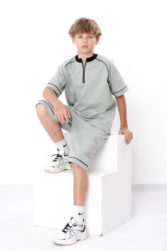 

Набір для підлітків (Футболка + Шорти) – Міцна в язка та спортивний стиль, Літо, 6477-057 HC 140 срібний