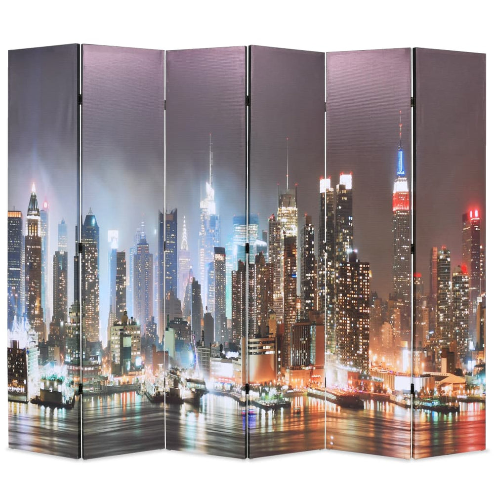 Foldable Partition 228 X 170 Cm New York At Night