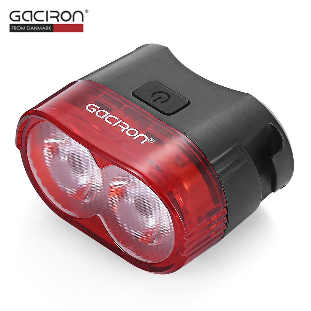 Buy Gaciron W09 60LM USB Rechargeable Bike Smart Rear Light at