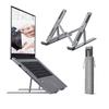 Nestling PC Stand Laptop Stand, Height Adjustable GREY