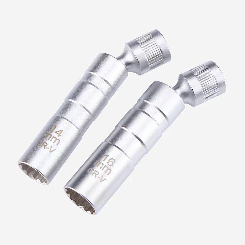 Magnetischer Universal-Zündkerzenschlüssel - 14mm/16mm Ultradünnes Werkzeug für einfache Demontage und Montage