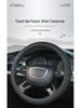 3D Embossed Steering Wheel Cover - Business Style, Comfortable, Breathable, Year-Round Massage for Cars