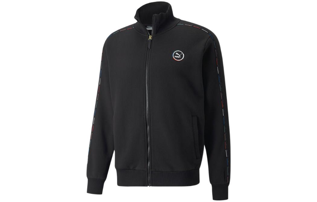 PUMA Jackets Unisex Black Stand Collar Moderate Other 535371-01 M