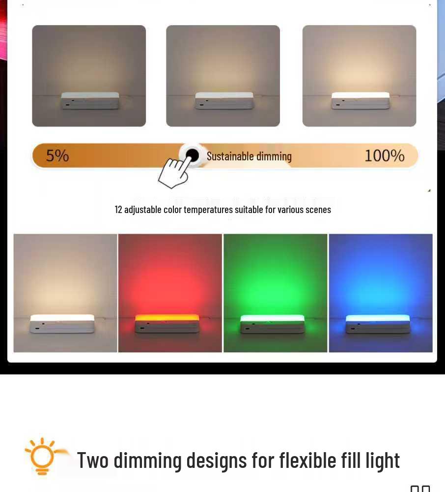 Smart RGB Sensor Night Light with Magnetic Charging - Ideal for Bedrooms, Staircases, Cabinets, and More