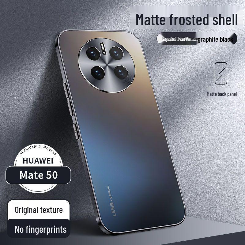 High-end Electroplated Frosted Matte Phone Case for Huawei Mate Series - Anti-fall, All-inclusive Protective Cover
