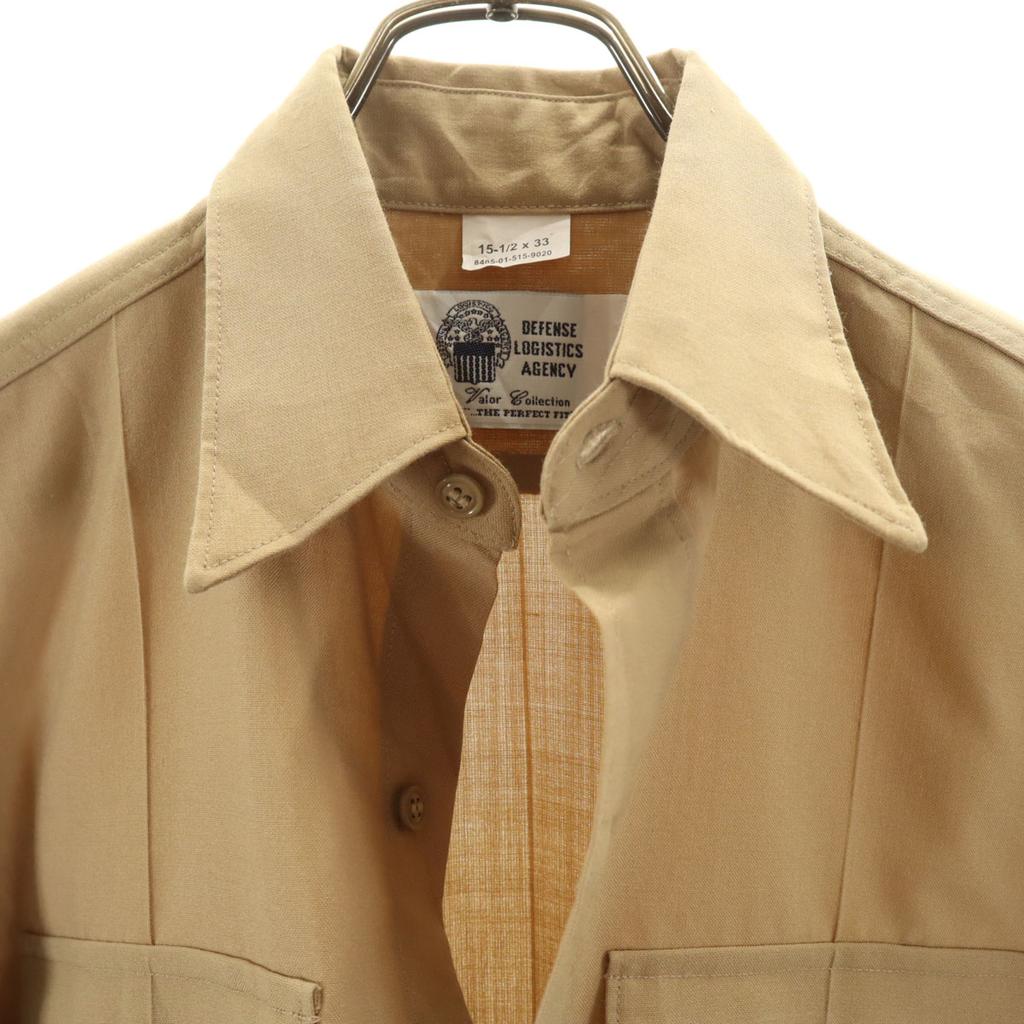 DEFENSE LOGISTICS AGENCY Long sleeve Military shirt Beige Men's Used