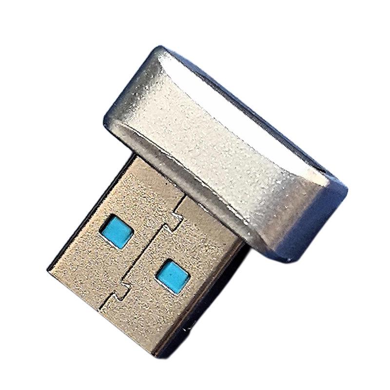 

USB Fingerprint Reader for Windows Hello Login on Laptops, Desktops, and All-in-One PCs срібний