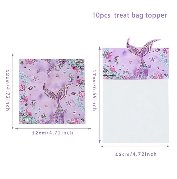 

Сумка-угощение для русалки, верхушка для конфет, русалочьи сумки своими руками, вечеринка в стиле русалки, украшения для дня рождения, 2024, детские подарочные пакеты as shown