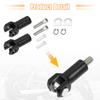 X AUTOHAUX Passenger Foot Peg Support Mount Clevis Kit for Left and Right Harley