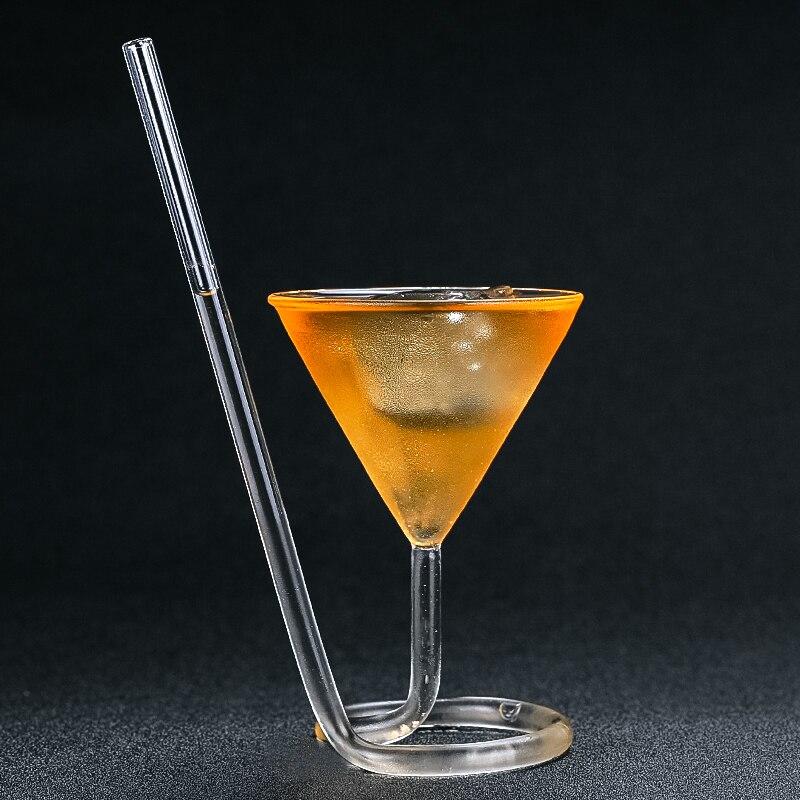 Creative spiral straws, cocktails, bars, parties, martinis, champagne, coupons, vase, charm.