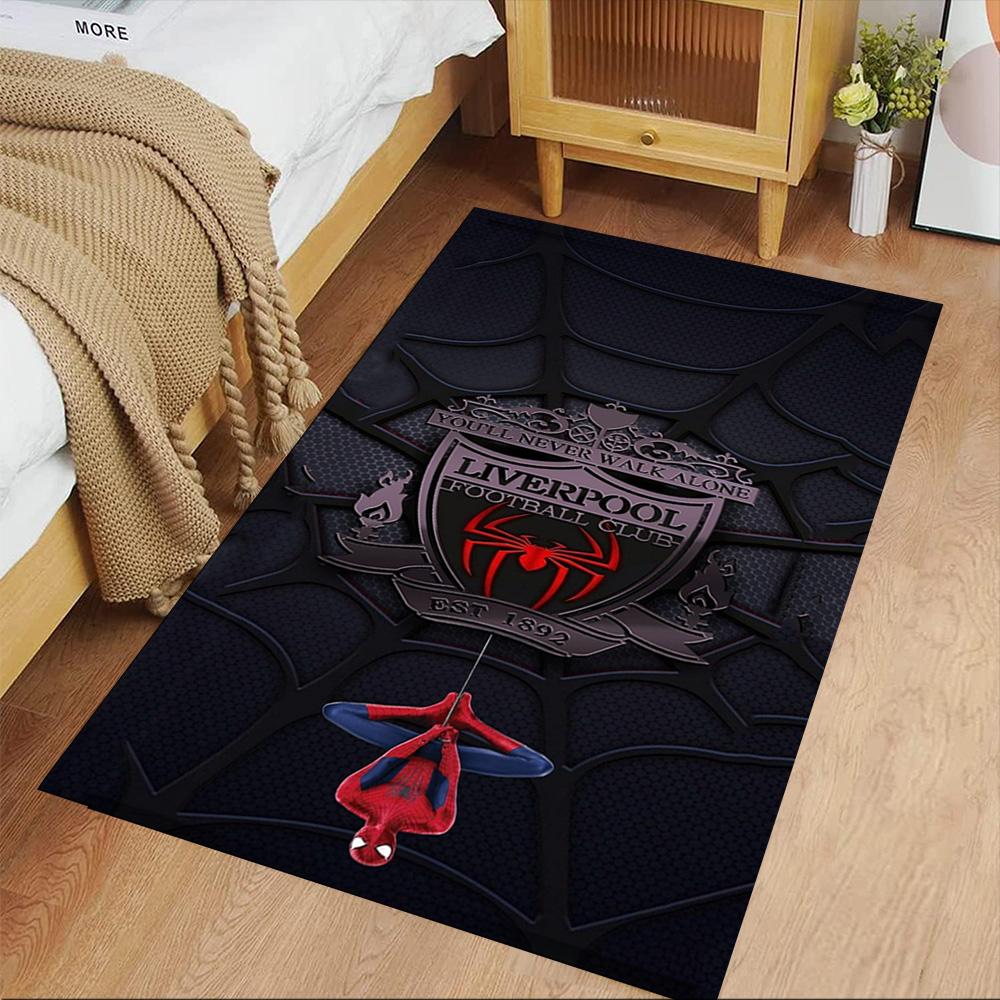Liverpool Area Rug Suitable for Study Room Kitchen Playrooms Dormitory Anti-slip Rug Anime Office Decor Perfect Gift for Women Men