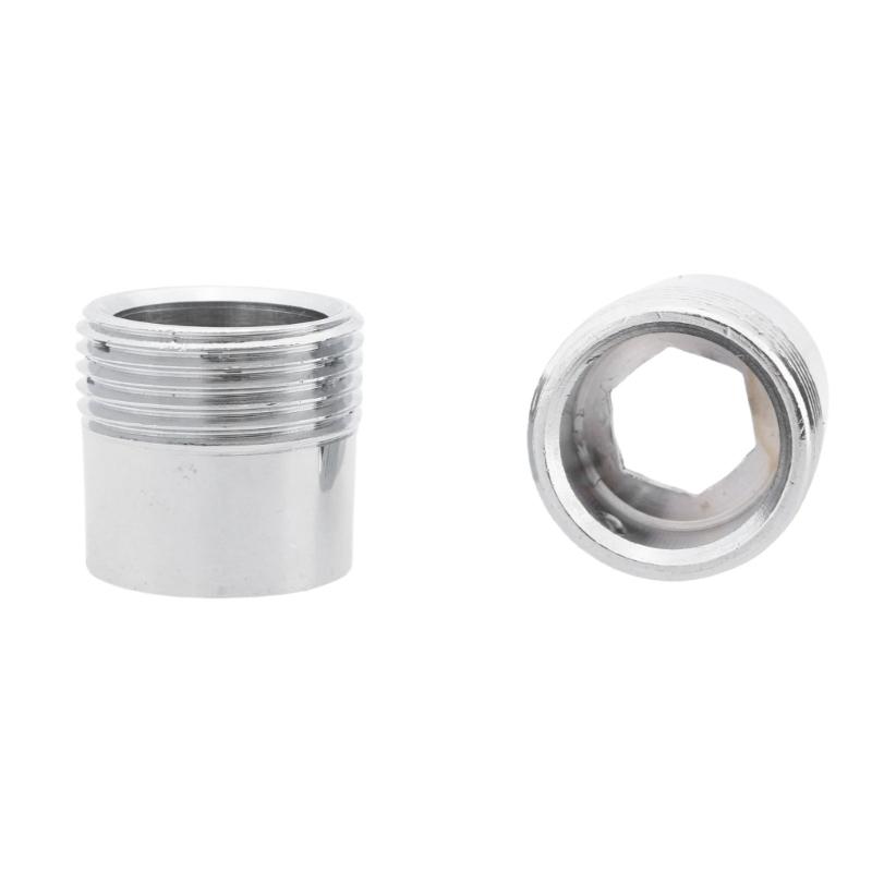 2Pcs Kitchen Tap Connector Stainless Steels Faucet Adaptor Tap Fittings Connector for Garden Hoses Water Filter Enduring