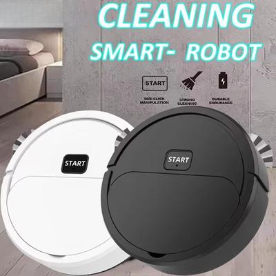 Tam Otomatik Süpürme Robotu Taşınabilir Mini Ev Zemin Robotik Elektrikli Süpürge Paspaslama Şarj Edilebilir Islak Kuru Üçü Bir Arada Süpürge