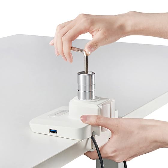 Silverstone Single Monitor Arm SST-ARM14 Compatible with Monitors Up To 49 Inches and 20kg (Official Japanese Retailer Product)