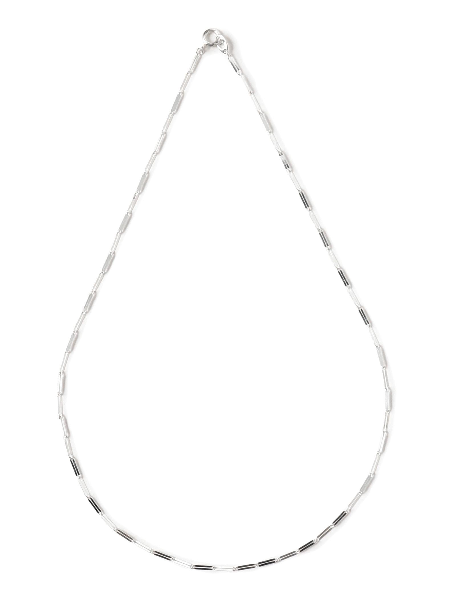 

[Ray Beams] Silver Long Petal Necklace for Women - One Size