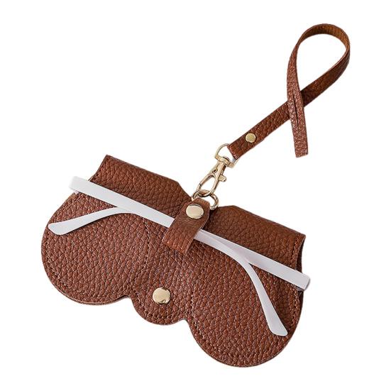 Sunglasses Case Soft Faux Leather Sunglasses Pouch Bag Eyeglass Case Travel Eyewear Holder Portable Slip Bag for Women Men